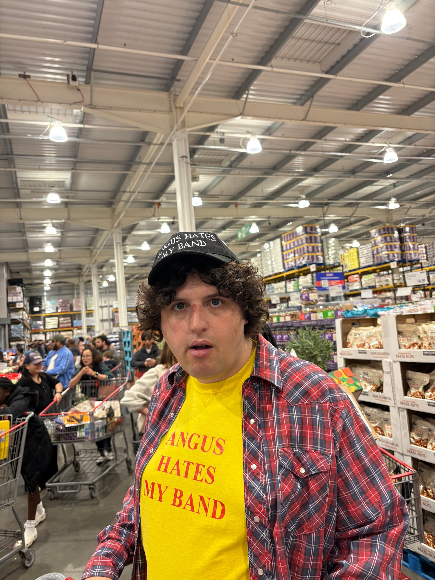 Yellow Angus t-shirt