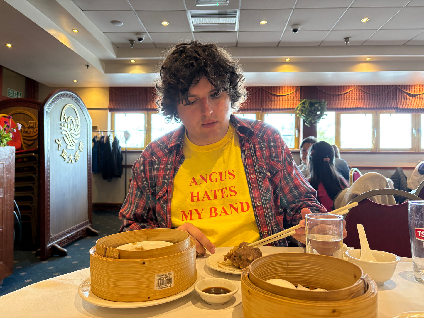 Yellow Angus t-shirt