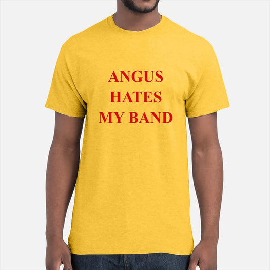 Yellow Angus t-shirt